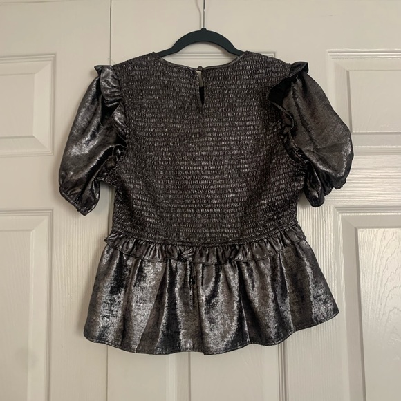 Metallic Ruffle top - Picture 4 of 4